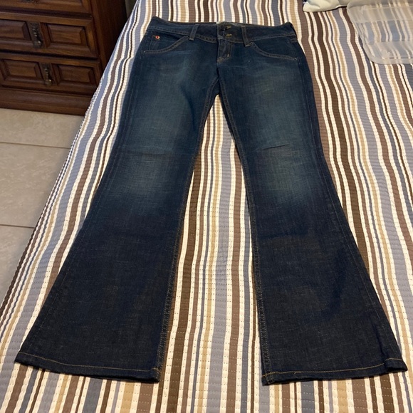 Hudson wide boot leg jeans - Picture 1 of 6